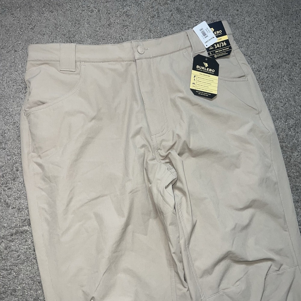 Burlebo Pants Men's‎ 34x36 Challenger Pant - Cobblestone Khaki